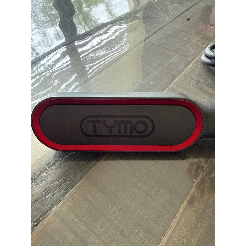 TYMO RING Hair Straightening Brush‎ Black Red Ionic 3D Teeth PTC Heat